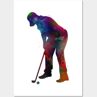 Golf player sport #golf #sport Posters and Art